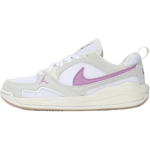 Jordan CMFT Era Low top Children's Basketball Shoes White/Gray/Purple Unisex