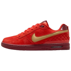 Nike SB Leather Skateboard Shoes Unisex Red
