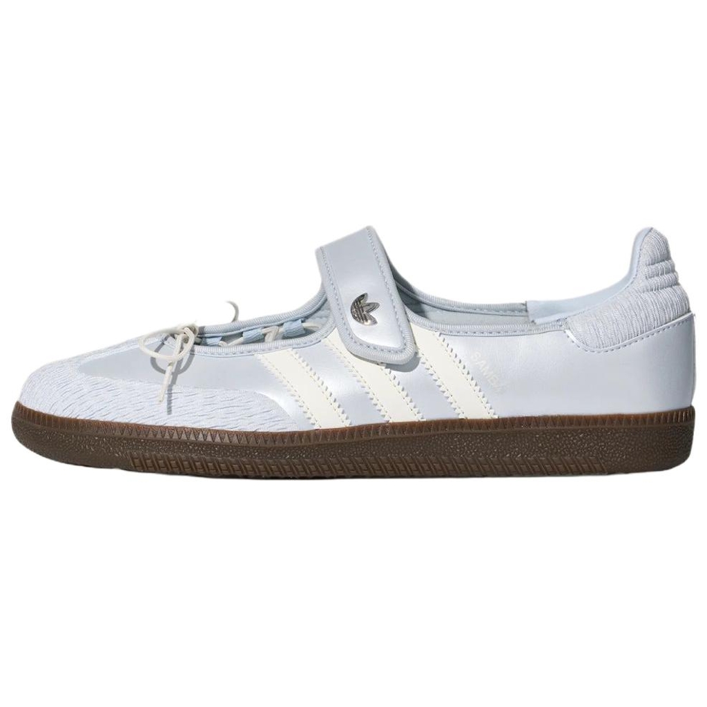 Adidas Originals Samba Jane Mary Jane Shoes Women's Light Blue Bright White